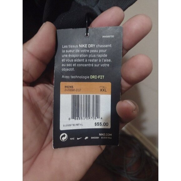 New Nike Dri Fit Wake Forest University Demon Deacons Black Polo Shirt Mens XXL - Picture 2 of 12